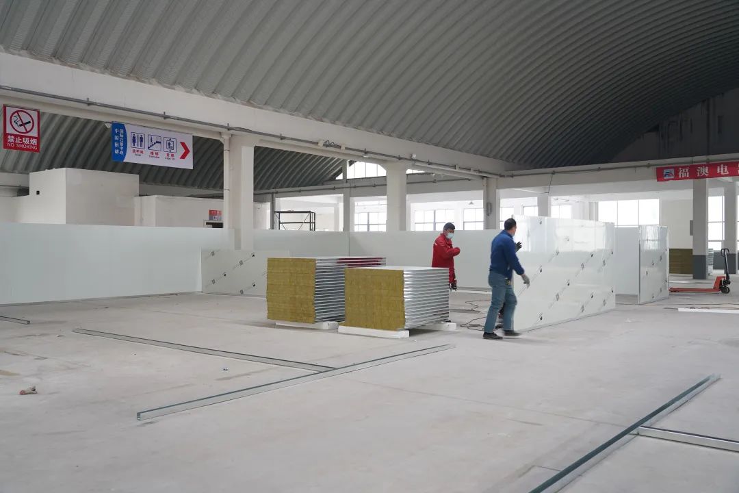 疫情就是命令，潔凈板材廠家宏鑫源緊急馳援多地方艙醫院建設(圖9)